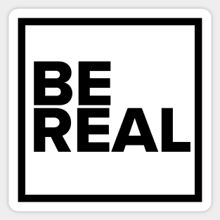 BE REAL Sticker